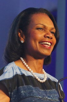 Former Secretary of State Condoleezza Rice