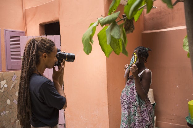 The photos were taken at La Maison Rose, a safe house for women and children in the Senegalese city of Dakar.
