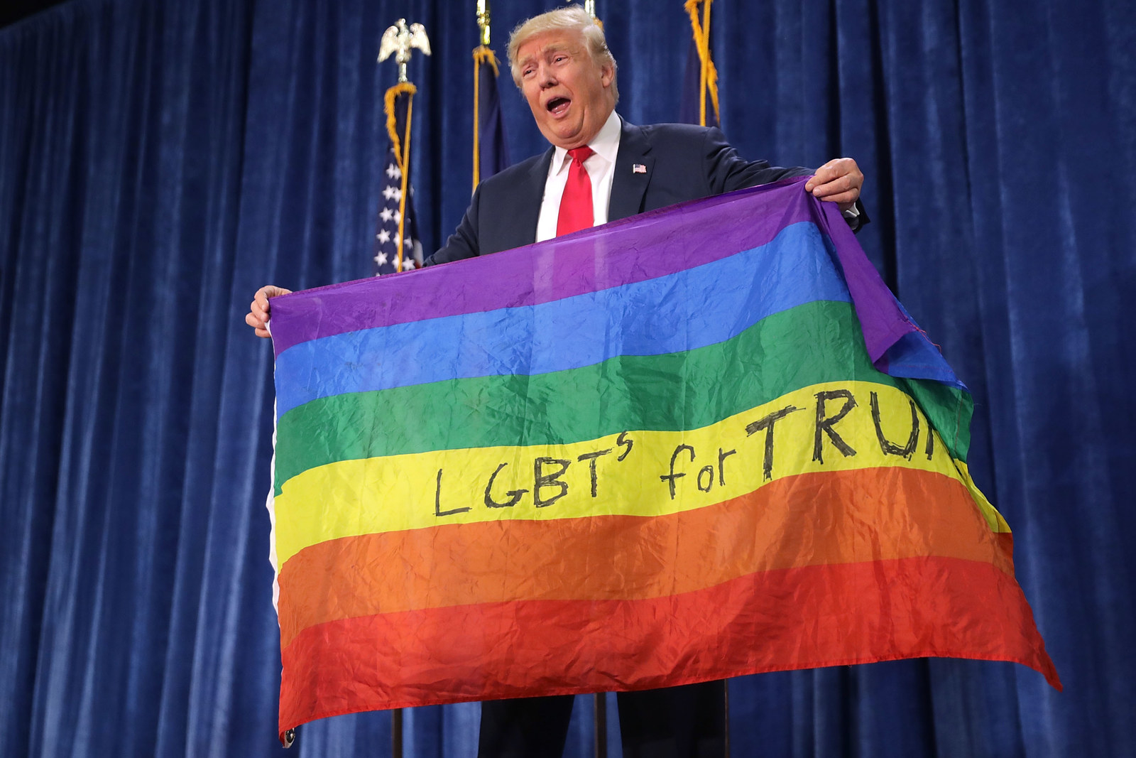 Image result for Trump and gays
