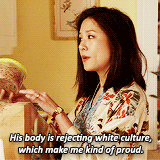 "Don't let the makeup artists try to paint eyelids on you! I'm Asian and have a monolid, and so many of them tried to create an eyelid with shadow, liner, etc. and it always looked horrible. Claim your Asianness! Just try to look like YOU because you are beautiful as you are." —Tasha Genck Morton, Facebook