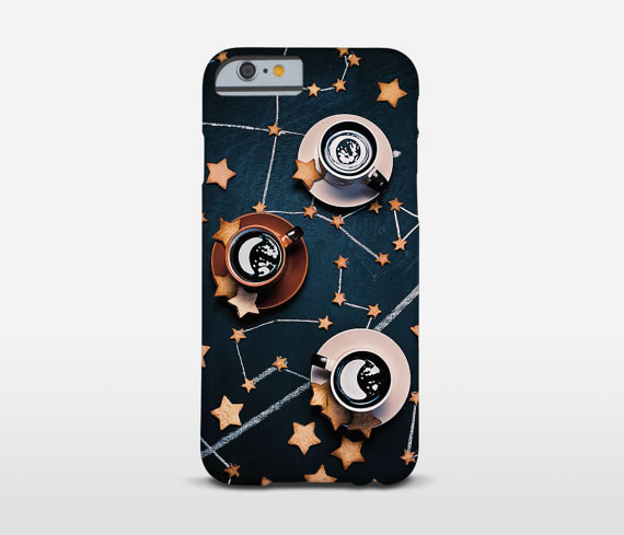 An astrology coffee phone case that is begging for you to take a mirror pic.