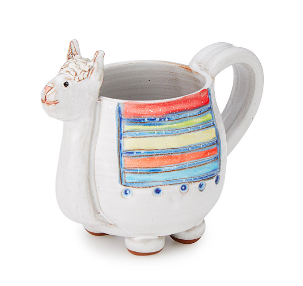 A llama mug that will make early mornings 100x better.