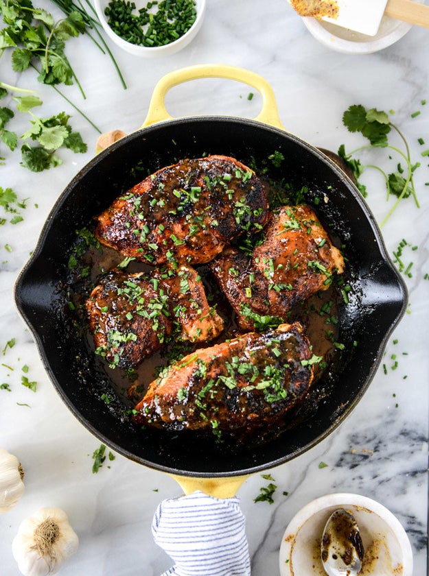 Easy Honey Dijon Skillet Chicken