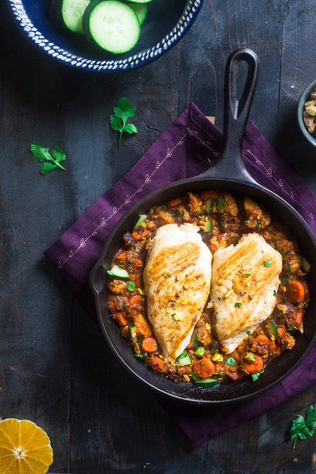 Moroccan Chicken Skillet