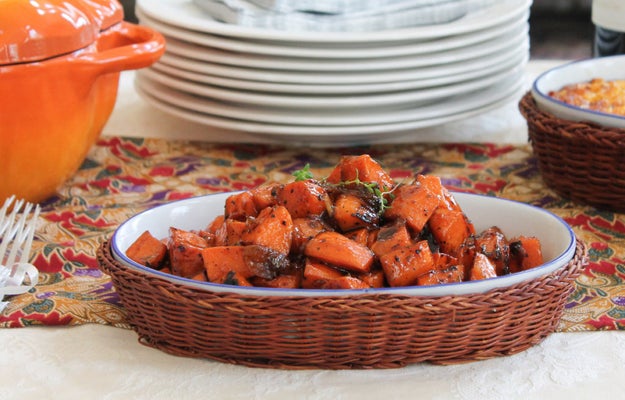 Marmalade Glazed Sweet Potatoes