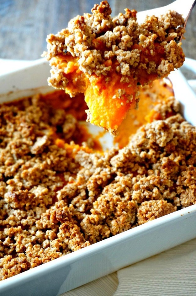 Healthified Sweet Potato Casserole