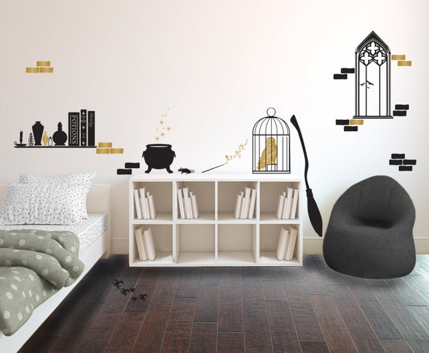 A collection of decals that transfigure any nursery into Hogwarts itself.