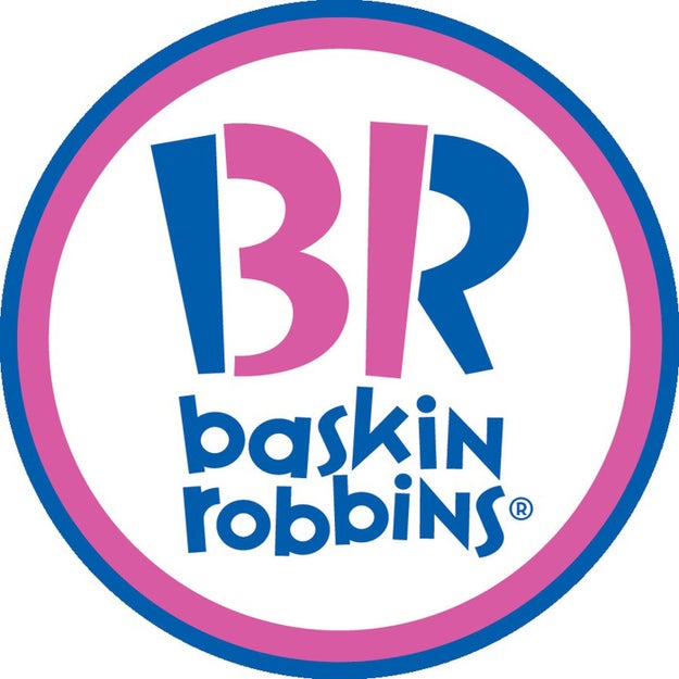 El logotipo de Baskin Robbins tiene un número 31 escondido.