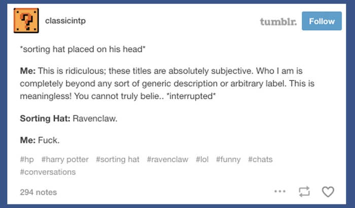 Times Tumblr Nailed What It Was Like Be In Ravenclaw