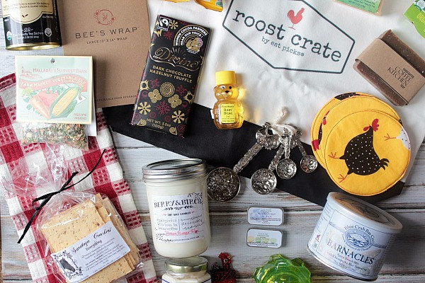 Roost Crate allows you to get monthly farmers market goodies without stepping foot into a farmers market.