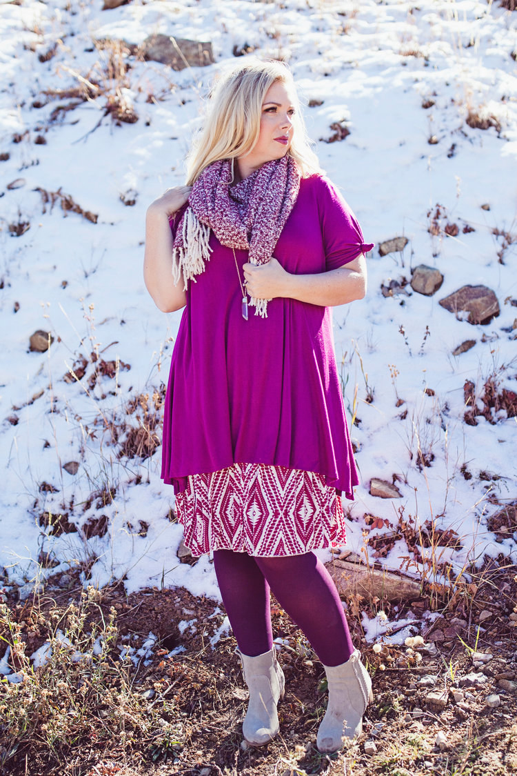 Purple Star Design Lularoe TC Leggings