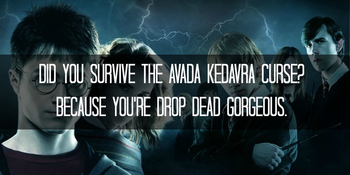 15 "Harry Potter" Pickup Lines You Should Never Ever Try