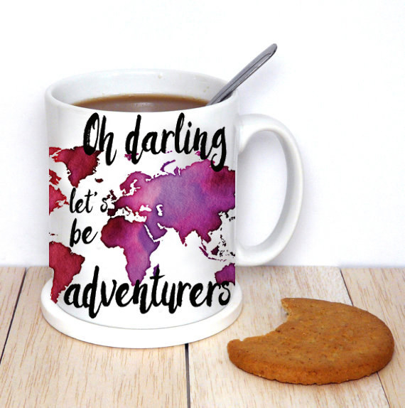 A ~darling~ mug that hints at a special travel buddy.