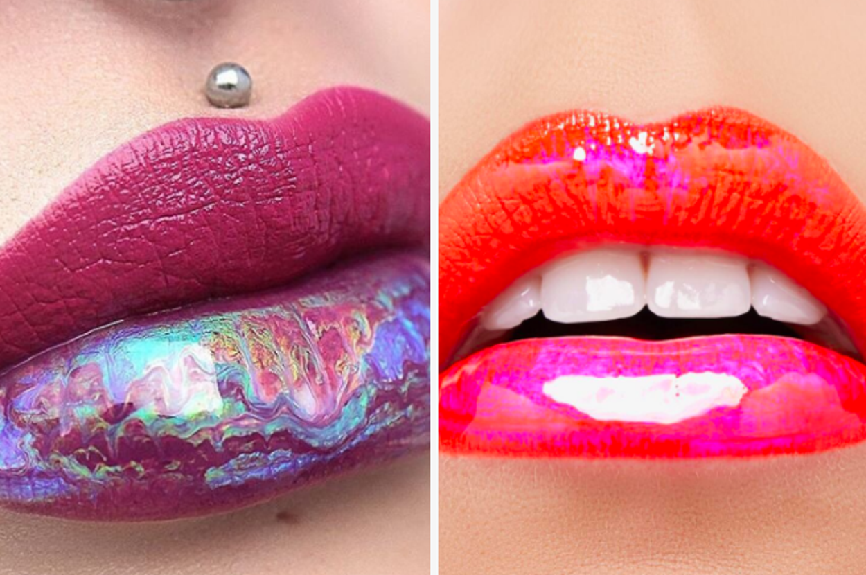 You Need To See This New Amazing Hologram Lip Trend