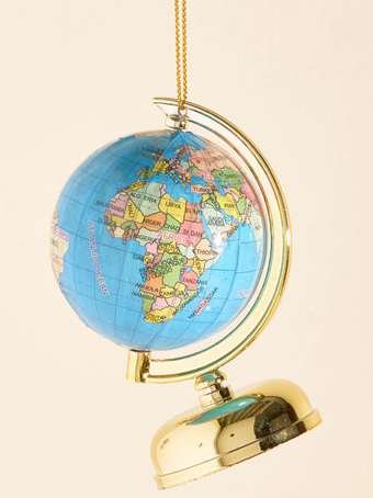 An ornament that'll bring their wanderlust onto their Christmas tree.