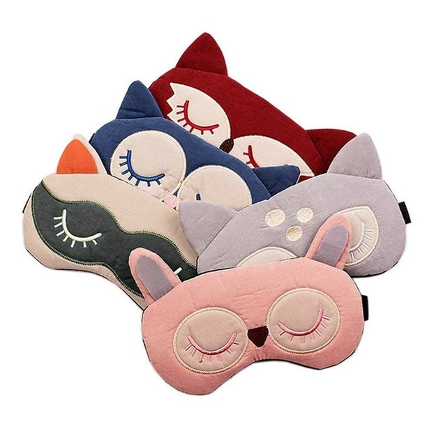 A sleep mask that's so cute they'll never want a flight to end.