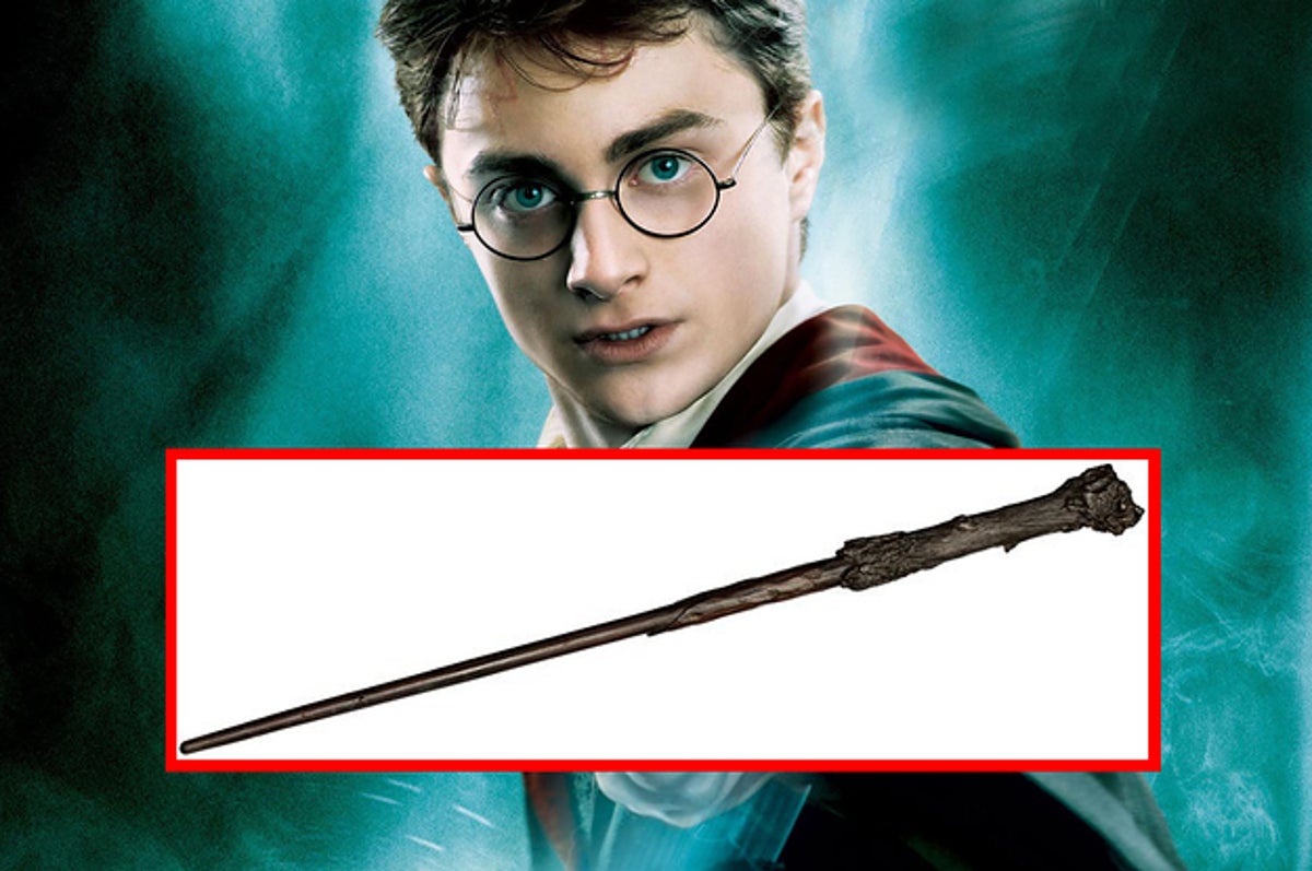 Gets his wand harry 