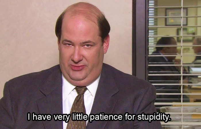 When you run into freshman who have very little idea of where things are on campus.