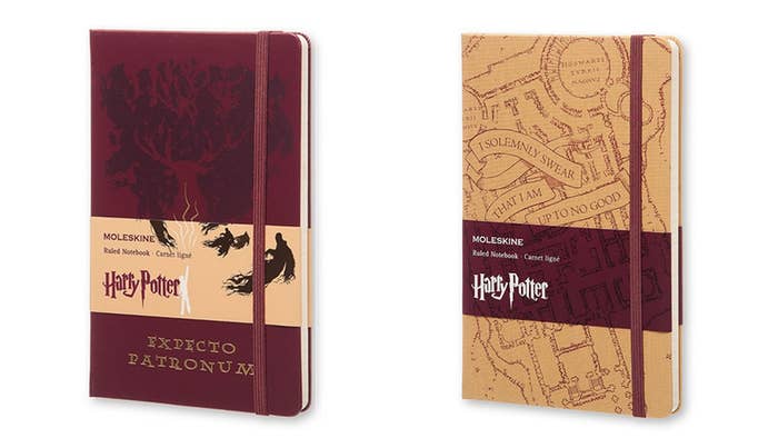 Cinereplicas Cahier A Harry Potter 5 Maraudeur Carte Doré