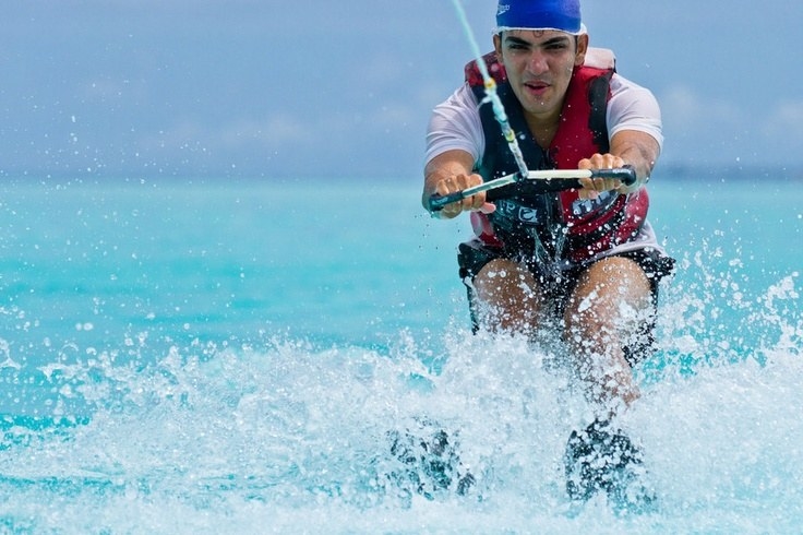 Of course you’ve heard of skiing on ice, but skiing on water?! Is that even possible? Heck yes. Slice through the water while being pulled from a speed boat. Warning: not for weak knees!