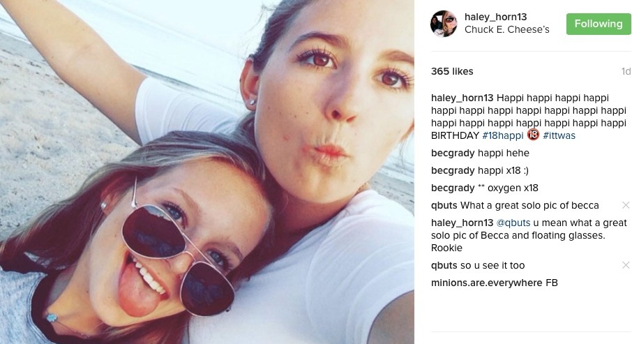 what's that comment over there haley?????!!/!