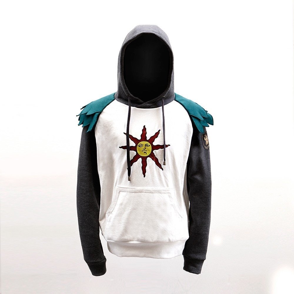 The brand boasts a wide collection of basics, classics, and casual styles, to cater to all comfort levels of the new street style craze. Ranging from cardigans, pullovers and accessories, there is a huge collection to choose from. The latest one is a treat for the Dark Souls fandom all over the world, as it lets you salute your favorite covenant at the altar of sunlight. Termed as dark souls solaire hoodie, it is a beautiful piece to praise the sun in and while you are at it, you can also cosplay in style!!