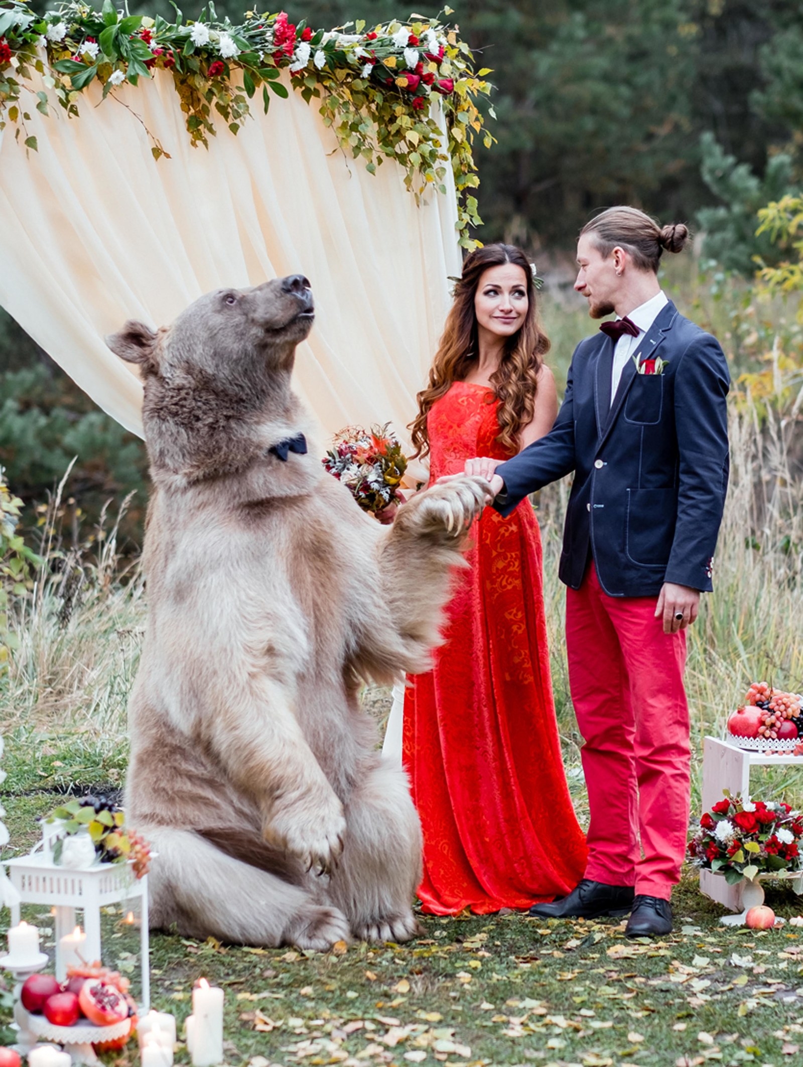 A Russian Bear Probably Didn't Officiate A Wedding