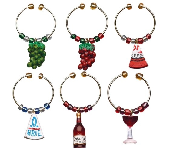 Yes, these Wine Glass Charms are an adorable accessory for your glass. However, it can also save your hostess and guests the headache of trying to figure out which glass belongs to who. I know.. I know.. Thank me later :) prices vary but these are only $9.56