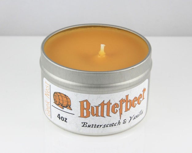 This Butterbeer candle: