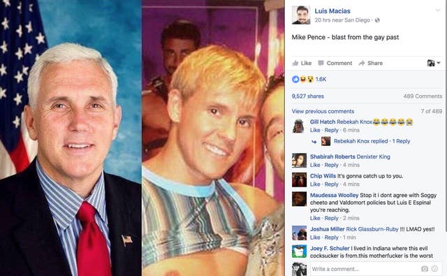 That Viral Photo Depicting A Young Gay Mike Pence Is Not Actually Mike Pence