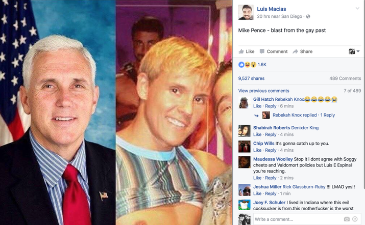 That Viral Photo Depicting A Young, Gay Mike Pence Is Not Actually ...