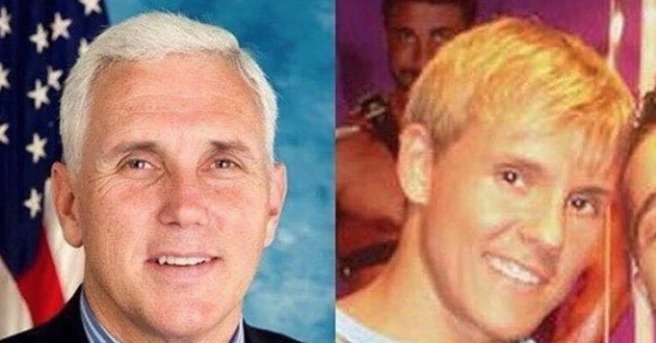 The Story Of A Fake Gay - That Viral Photo Depicting A Young, Gay Mike Pence Is Not Actually Mike  Pence