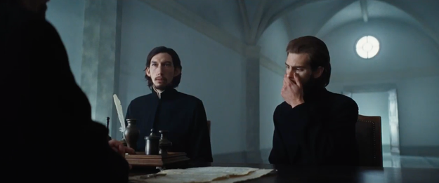 Adam and Andrew play priests, who go to Japan to try and find their fellow priest, played by Liam Neeson, in the 1600s.