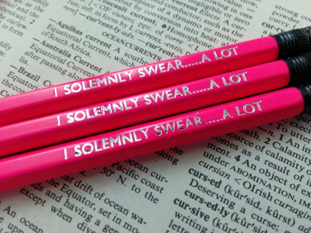 These pencils: