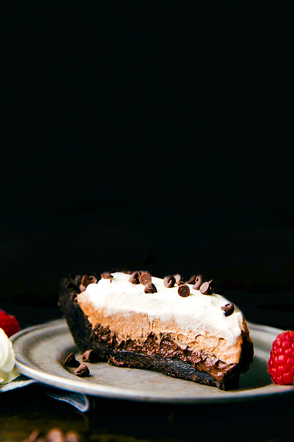 Triple-Layer Chocolate Pudding Pie