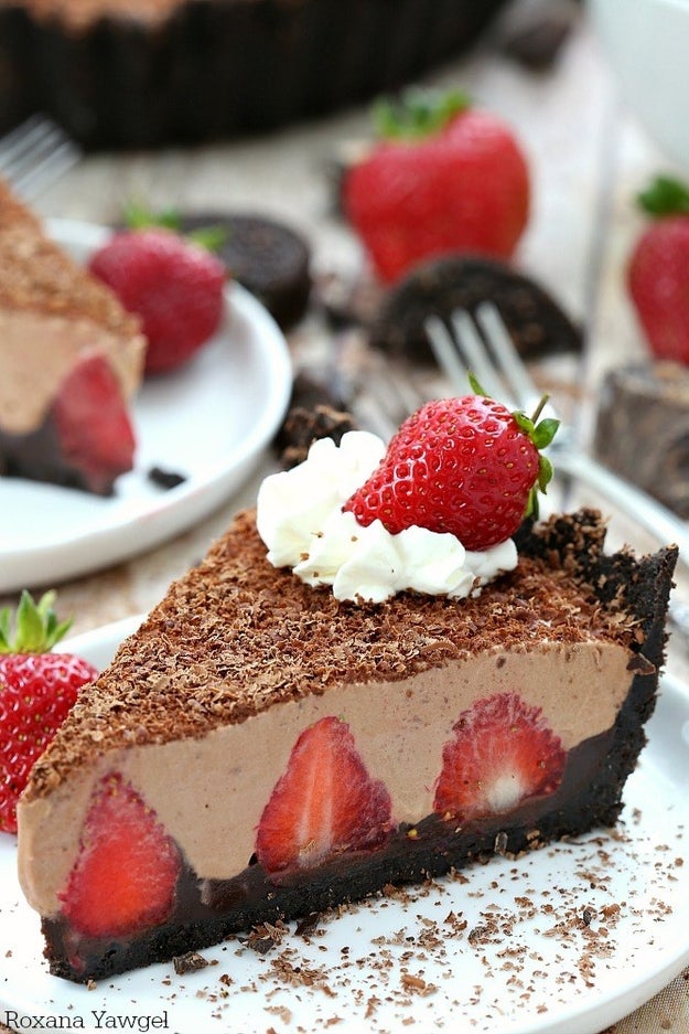 Strawberry Chocolate Pie
