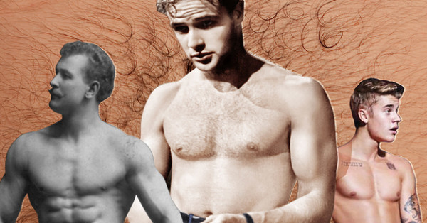 One Hundred Years Of Men Taking Off Their Shirts