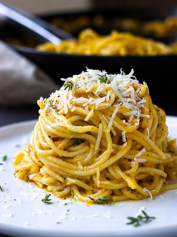 Butternut Squash and Thyme Pasta