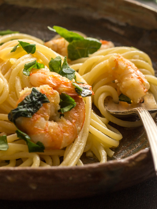 Easy Italian Pasta with Shrimp