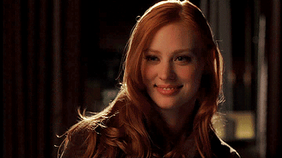 You have red hair and blue eyes