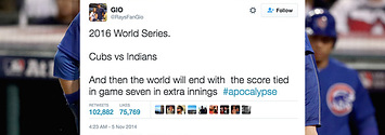 2014 Tweet Predicting Cubs-Indians World Series Game 7 Tie Goes Viral - ABC  News