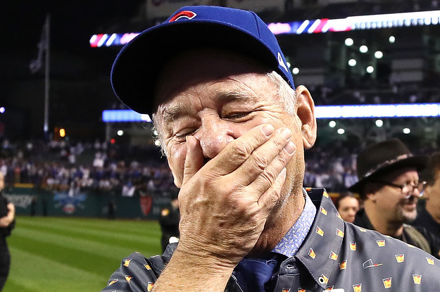 Bill Murray's Love of the Cubs Earns Him a Spot at the World Series