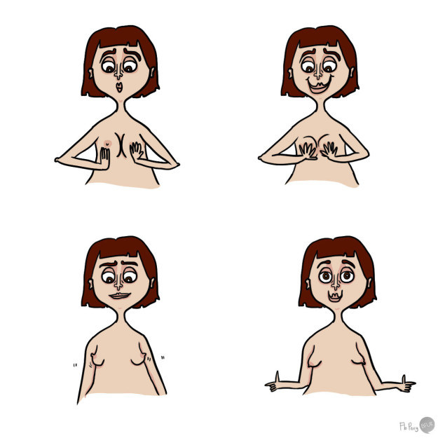 11. Se distrair com os seus peitos quando você deveria estar se arrumando.