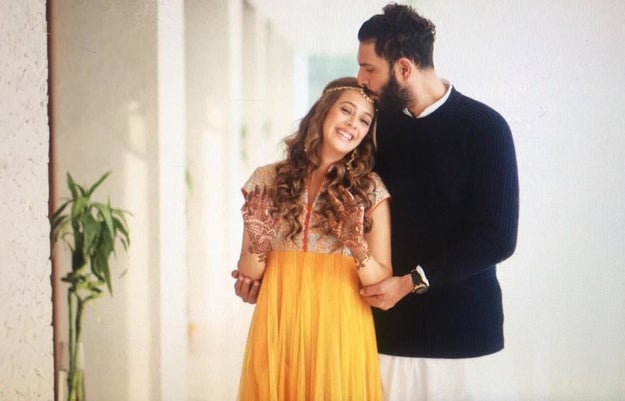 They took some ridiculously cute pre-wedding photos to kick off the celebration.