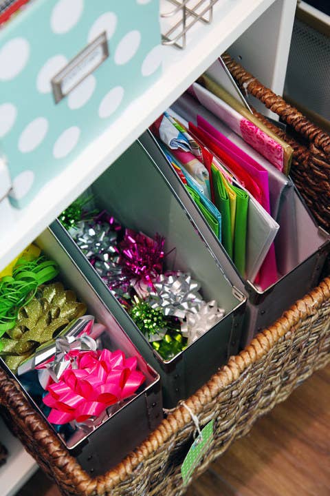 IHeart Organizing: Quick Tip Tuesday: Gift Wrap Drawer Liners