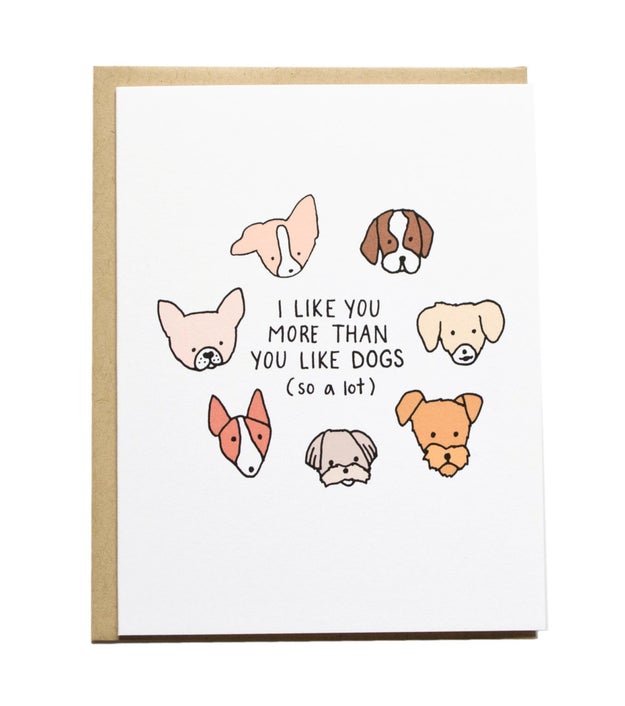 A card that is literally the highest compliment you could ever give anyone.