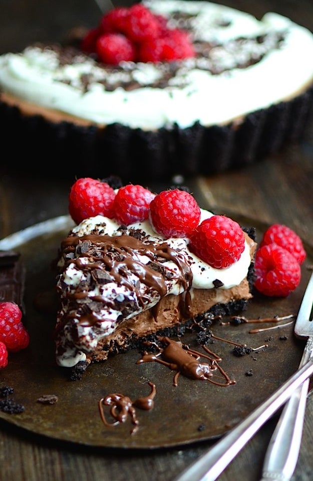 Four Ingredient Chocolate Mousse Pie