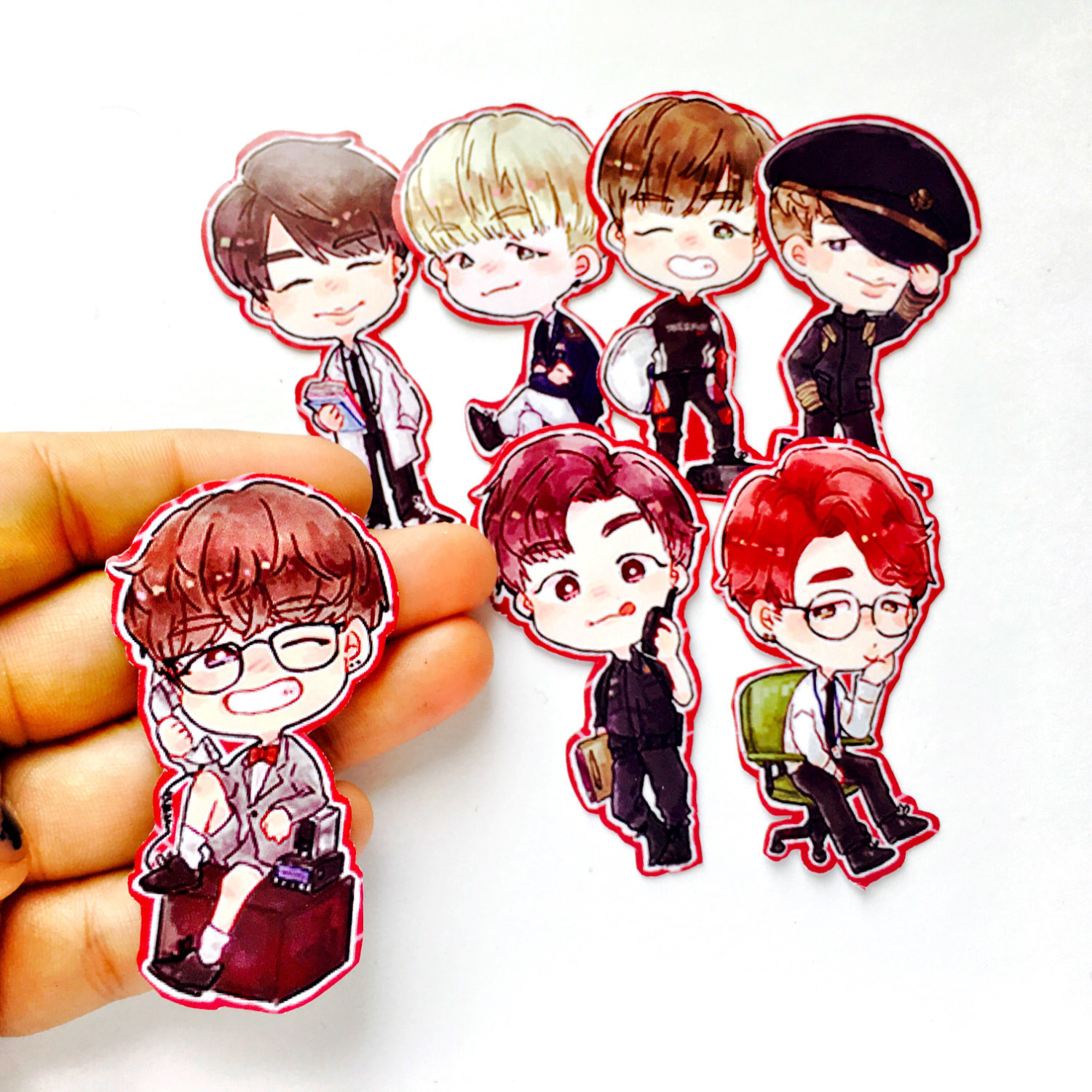 KPOP Fanart Figures, Kpop Idol Funny Gadgets, Unofficial Kpop