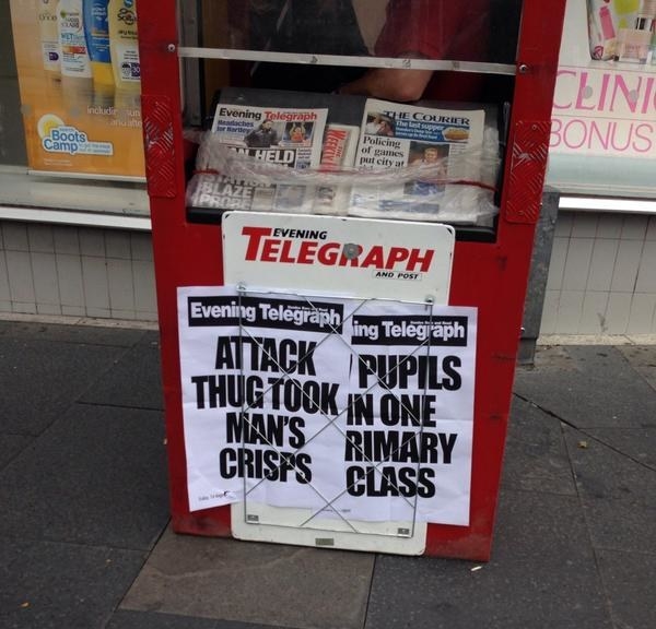Was the thug a cheese Dorito-addicted seagull, by any chance?