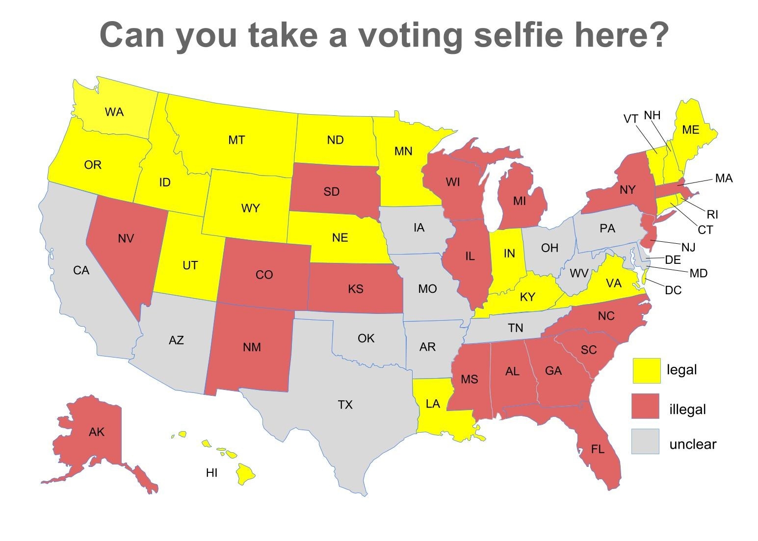 Here's Everything You Need To Know About Voting Booth Selfies